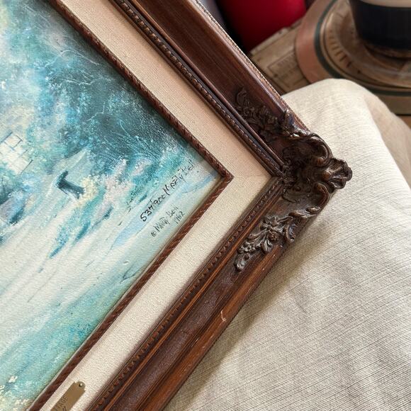 Marty Bell Larkspur Cottage Limited Edition Lithograph Canvas Print #537/900 - Picture 13 of 15